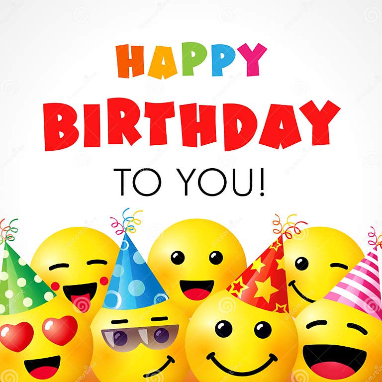 Happy Birthday To You Vector Design Stock Vector - Illustration of ...