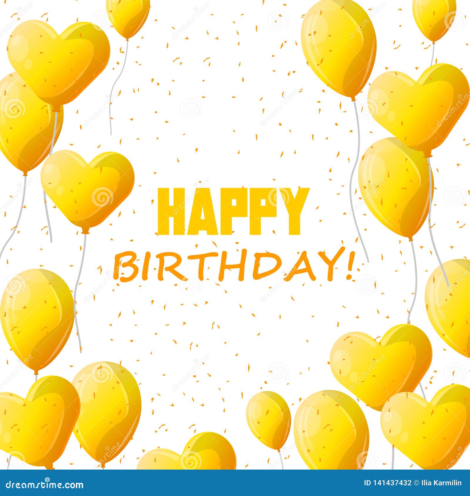 Happy Birthday Typography Vector Design for Greeting Cards and Poster