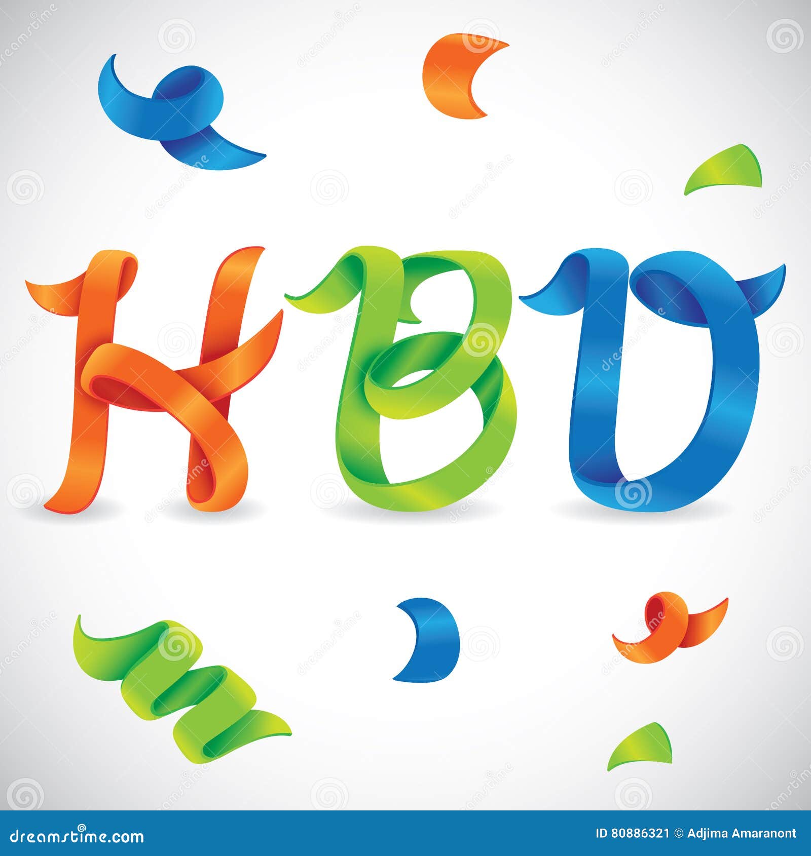 Download Happy Birthday Wording Ribbon Vector Stock Vector ...
