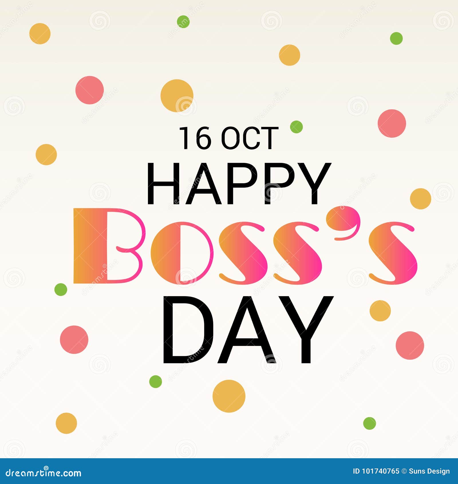 Happy Boss`s Day. stock illustration. Illustration of office - 101740765
