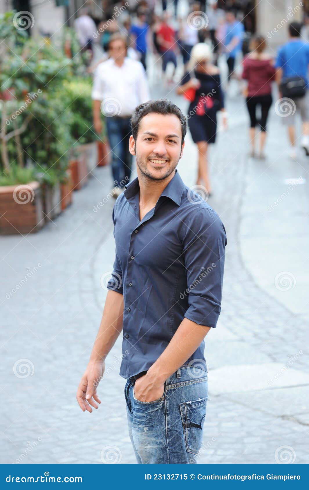 Happy boy stock image. Image of sympathy, short, looks - 23132715