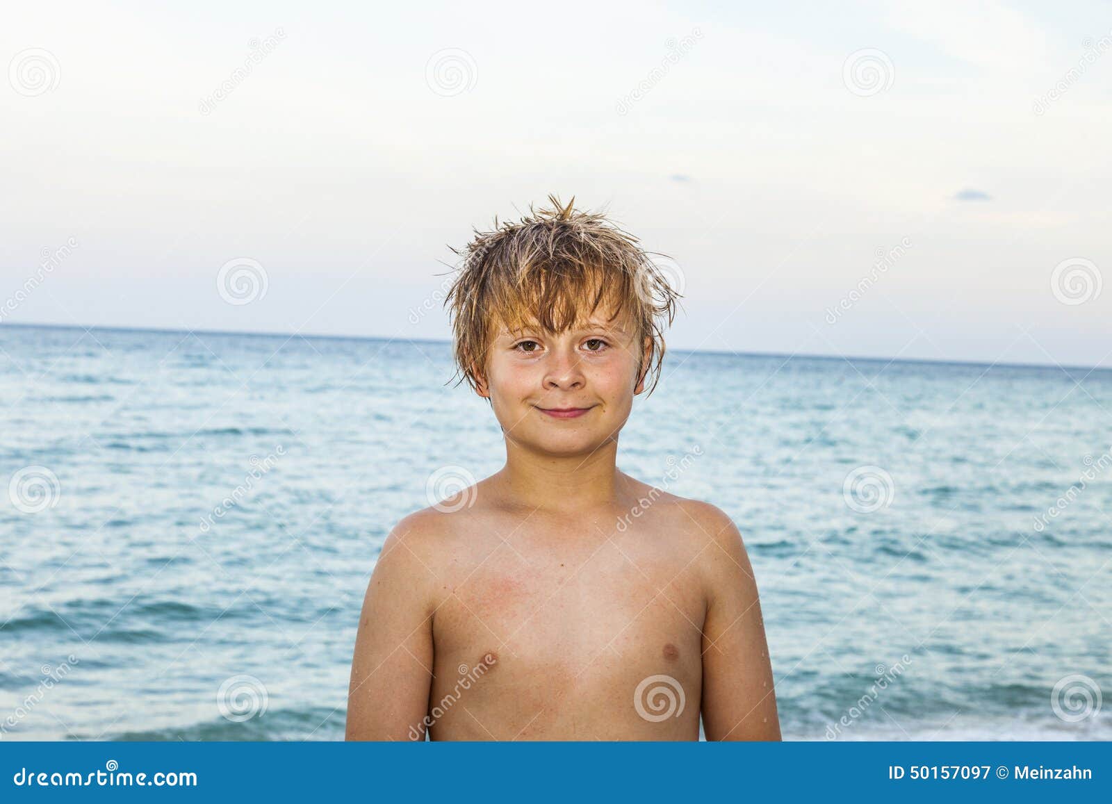 Happy boy at the beach stock image. Image of friendly - 50157097