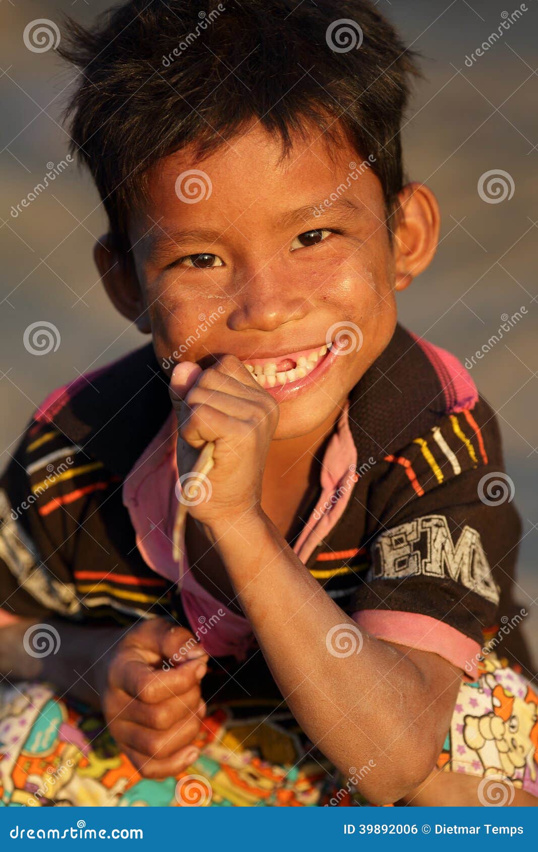 Happy Boy with Tooth Gap, Myanmar Editorial Photo - Image of myanmar ...