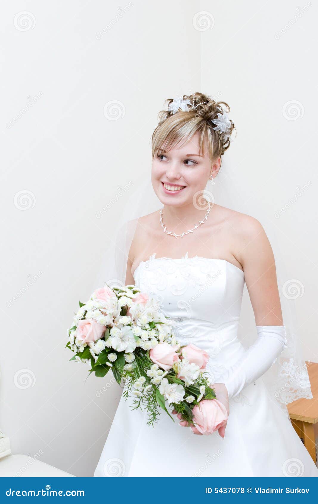 happy bride