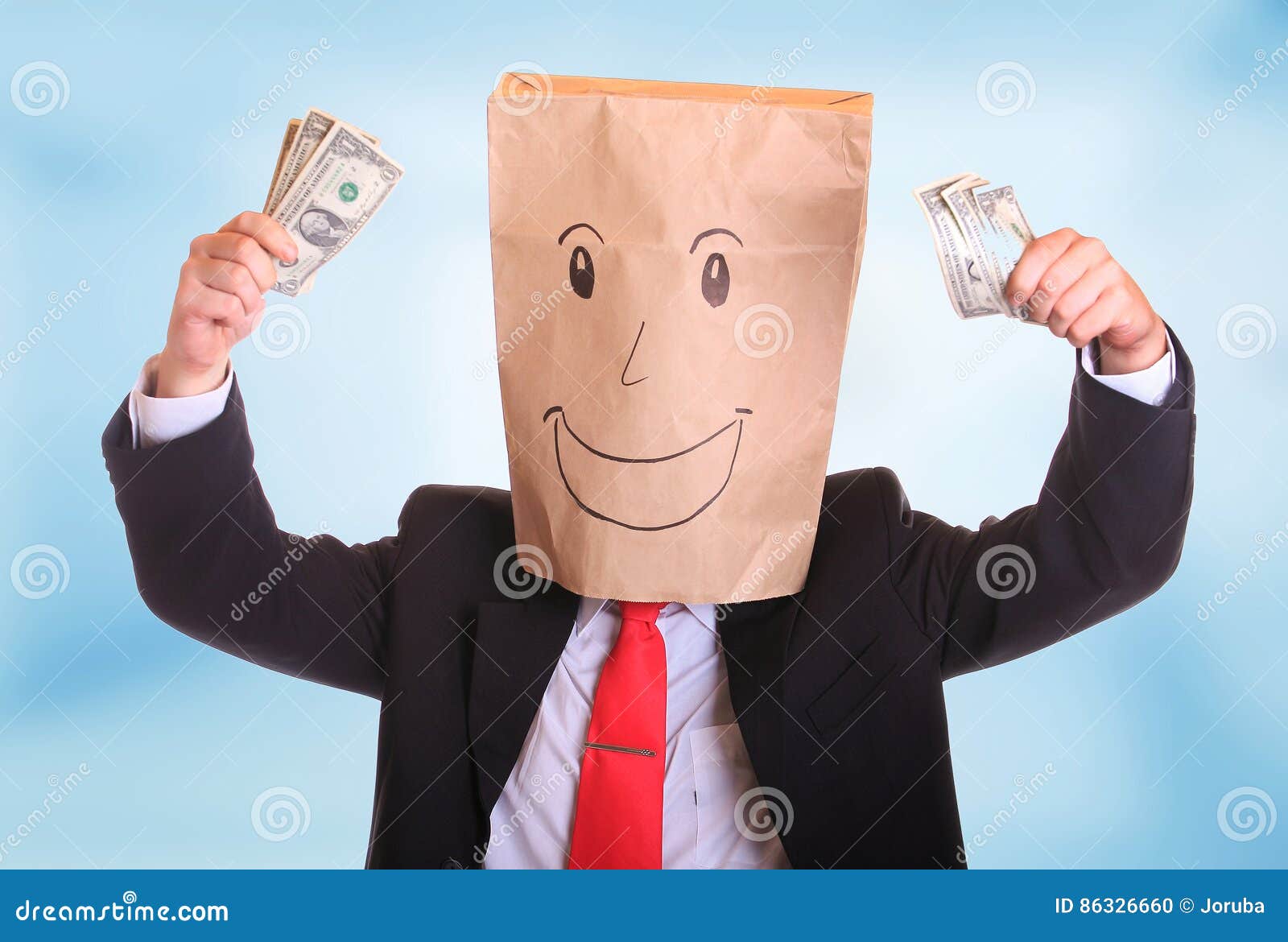 happy-businessman-paper-bag-head-money-s