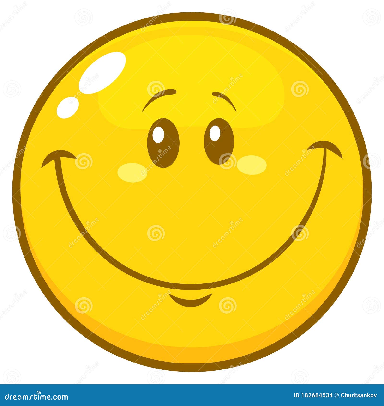 Happy Cartoon Smiley Face Emoji. Vector Illustration Editorial Stock Image - Illustration of cute, facial: 182684534 Happy Cartoon Smiley Face Emoji. Vector Illustration Editorial Stock Image - Illustration of cute, facial: 182684534