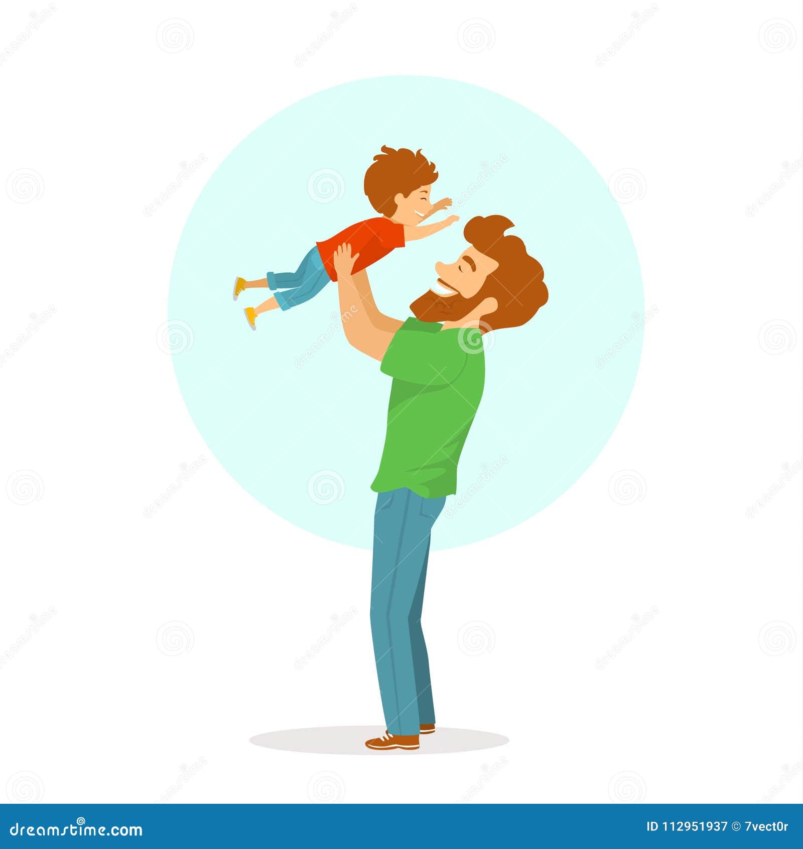 Happy Cheerful Father and Son Playing, Dad Lifting Up His Bol in the Air, Isolated Cute Cartoon Vector Illustration Stock Vector - Illustration of fathers, childhood: 112951937 Happy Cheerful Father and Son Playing, Dad Lifting Up His Bol in the Air, Isolated Cute Cartoon Vector Illustration Stock Vector - Illustration of fathers, childhood: 112951937