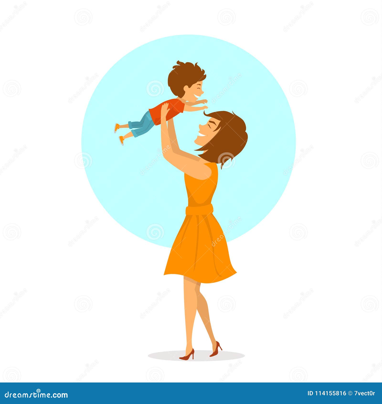 Happy Cheerful Mother and Baby Son Playing Together, Mom Lifting Up Her Child in the Air, Isolated Cute Cartoon Vector Illustratio Stock Vector - Illustration of mothers, childhood: 114155816 Happy Cheerful Mother and Baby Son Playing Together, Mom Lifting Up Her Child in the Air, Isolated Cute Cartoon Vector Illustratio Stock Vector - Illustration of mothers, childhood: 114155816