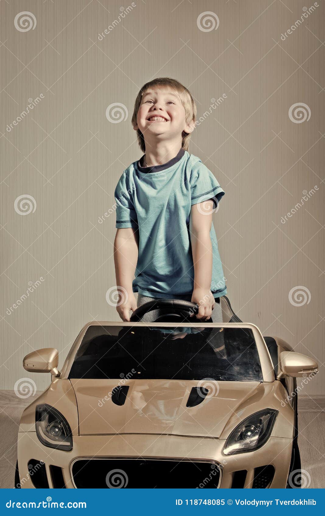 car small boy