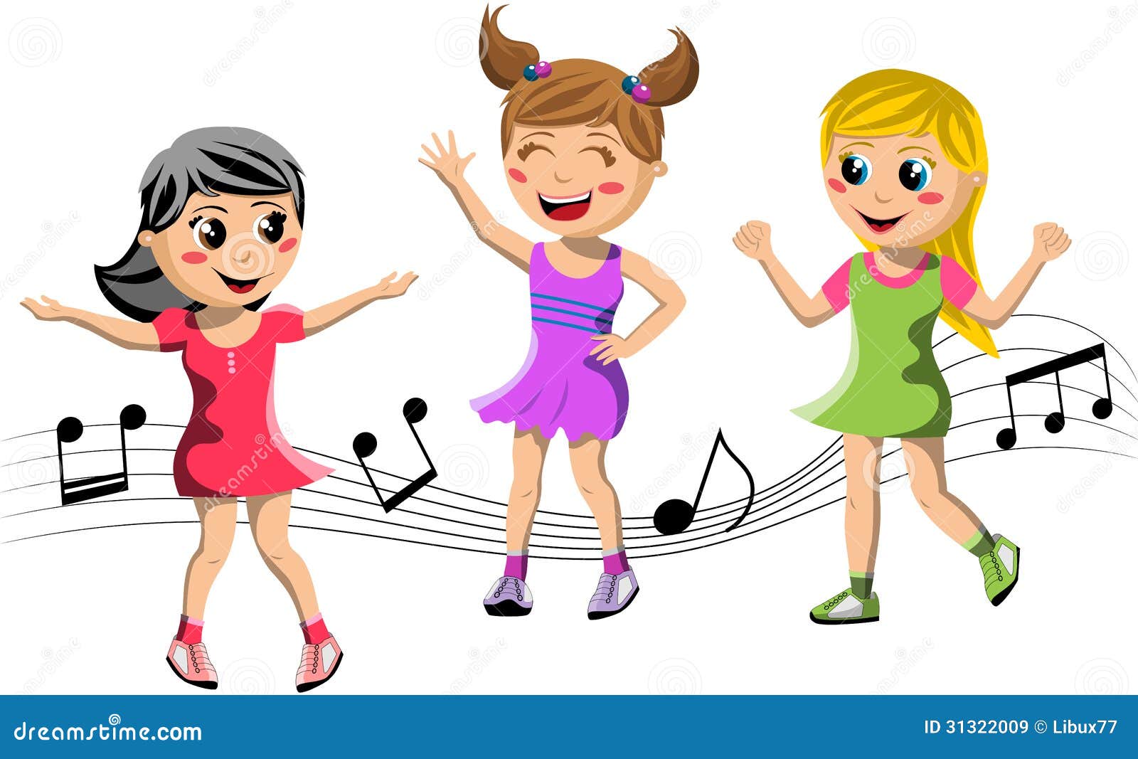 Kids Dancing Background