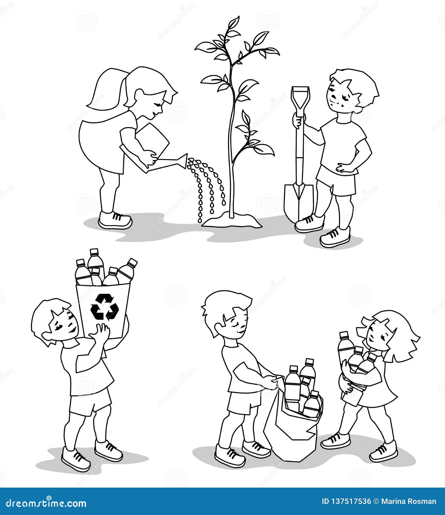 clean environment drawings for kids