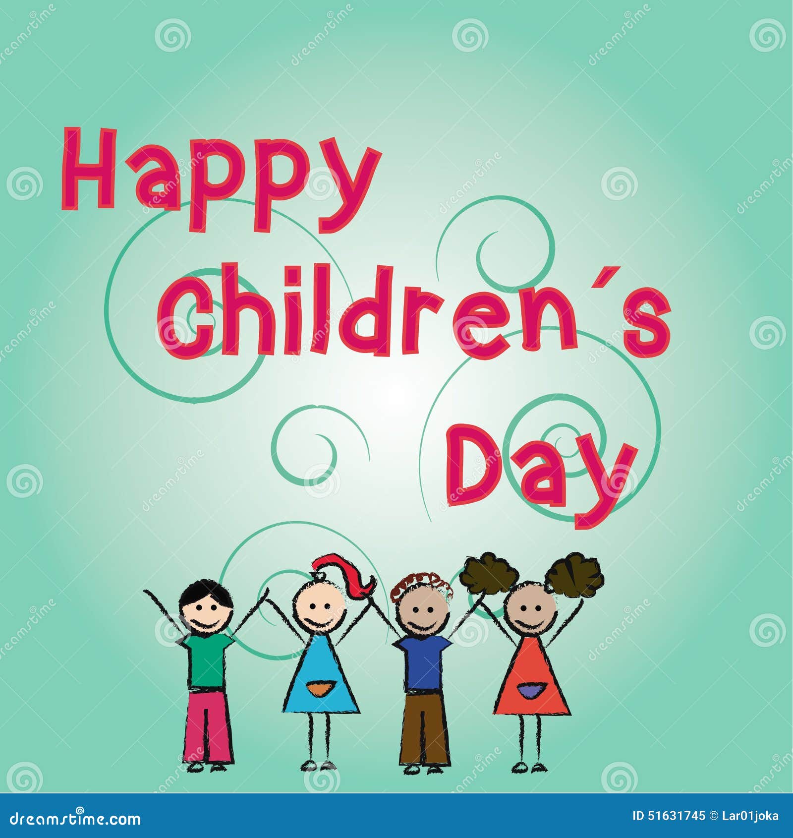 Happy children s day stock illustration. Illustration of wallpaper ...