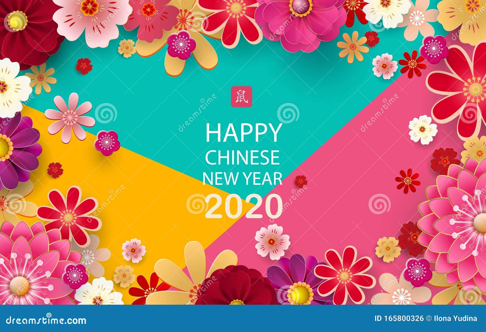 Happy Chinese New Year 2020. Banner, Poster, Greeting Cards ...