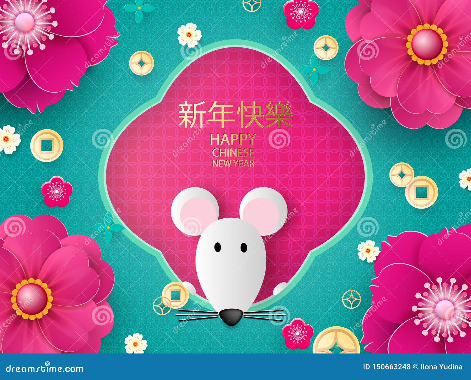 Crafty Rat Envelope Template for Chinese New Year