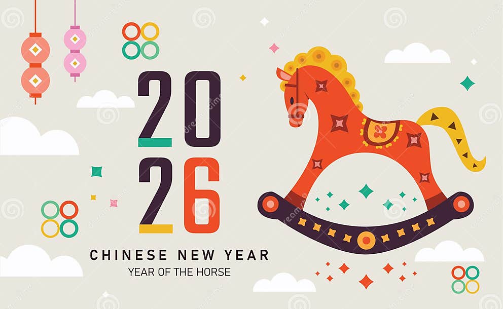 Happy Chinese New Year 2026, 2026 Year of the Horse Chinese Zodiac
