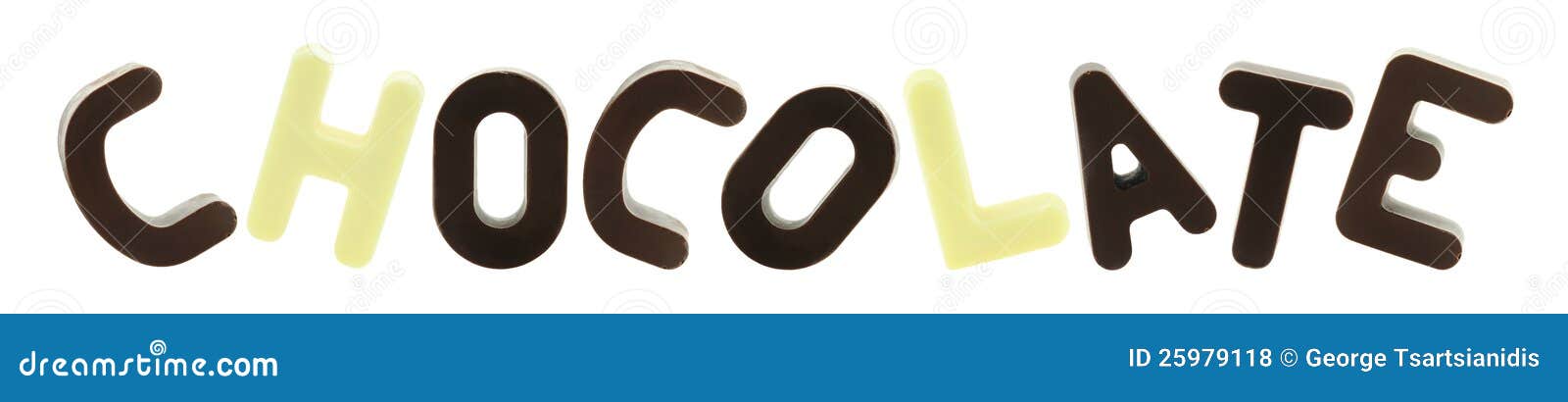 Happy chocolate letters stock photo. Image of childhood - 25979118