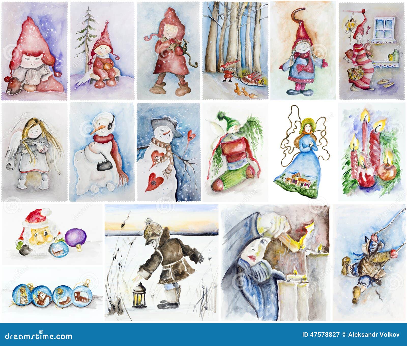 Happy Christmas Fairy Tale Story Stock Illustration 