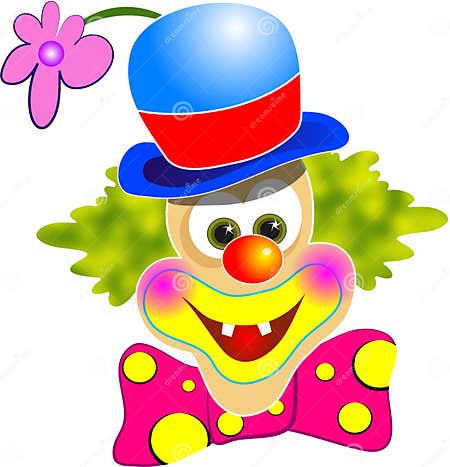 Happy Clown stock illustration. Illustration of circus, face - 29894