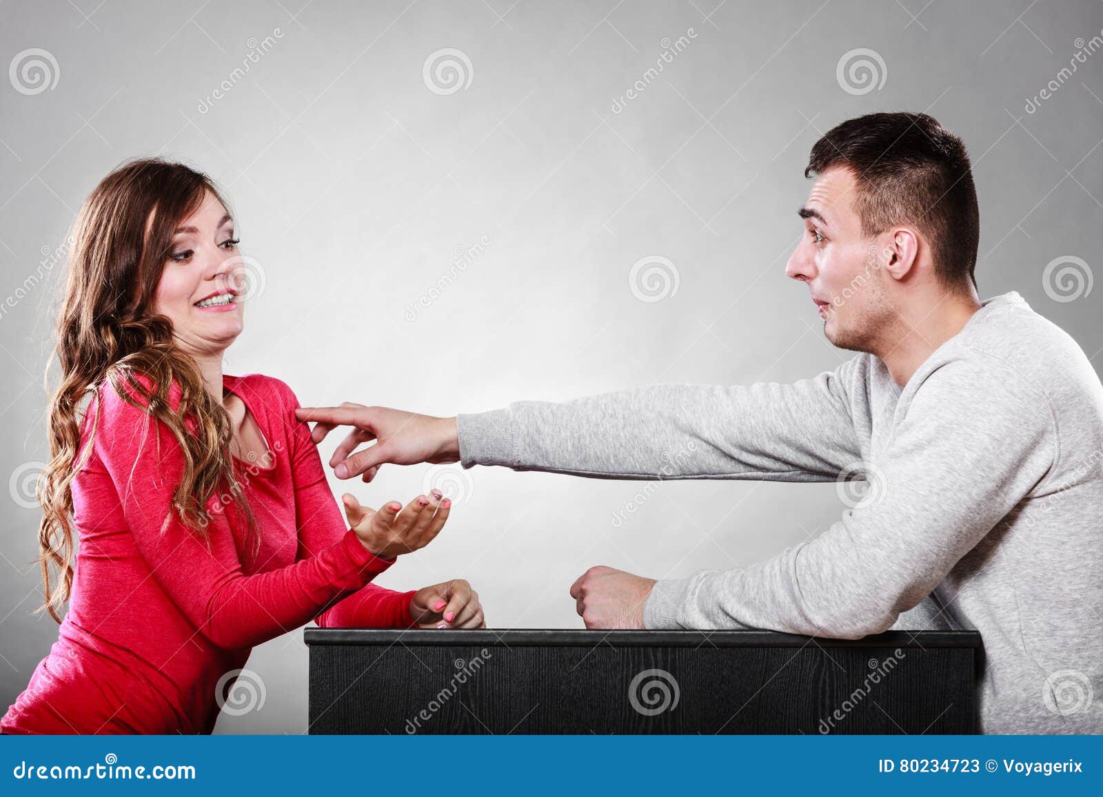 Happy Couple Having Fun And Fooling Around Stock Image Ima