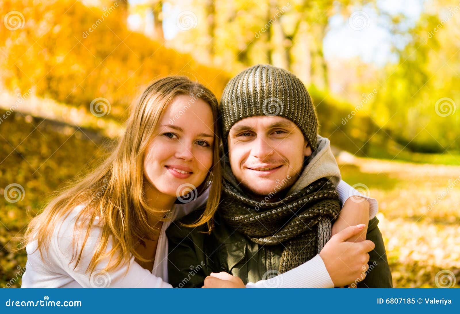  Happy  couple  outdoors stock image Image of love female 