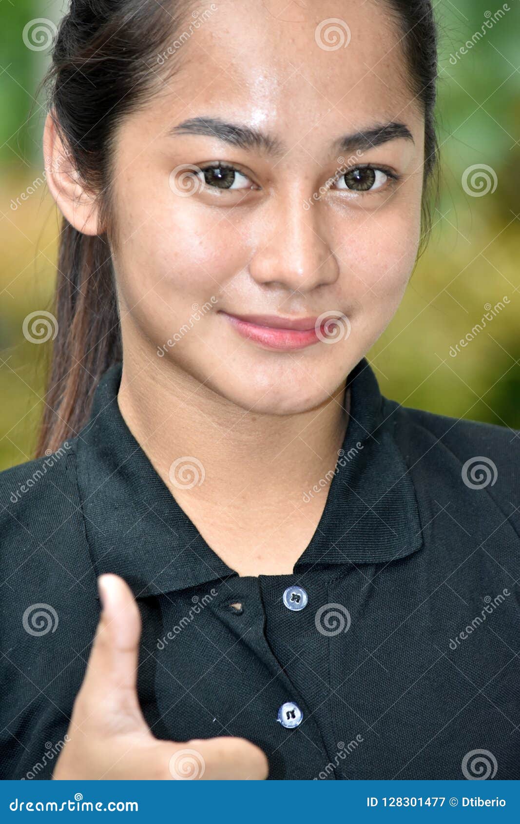Happy Cute Filipina Girl Stock Image Image Of Smile