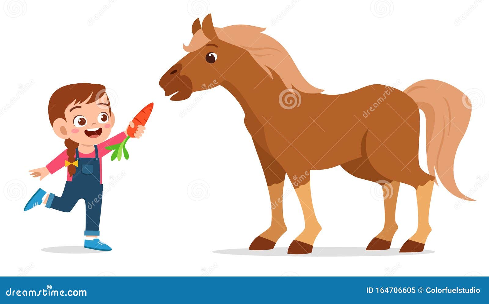 Girl Feeding Horse Stock Illustrations – 123 Girl Feeding Horse Stock  Illustrations, Vectors & Clipart - Dreamstime