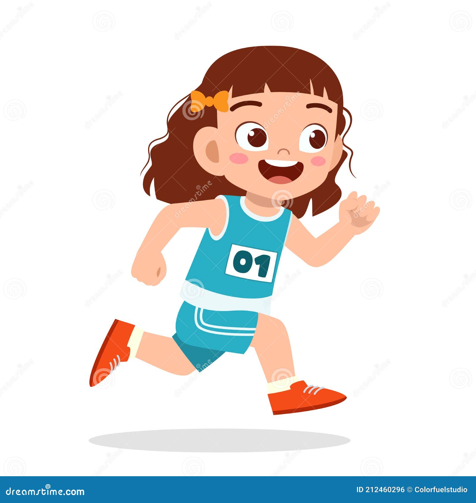 Cute Cartoon Marathon Runner Girl Stock Illustrations – 355 Cute Cartoon  Marathon Runner Girl Stock Illustrations, Vectors & Clipart - Dreamstime