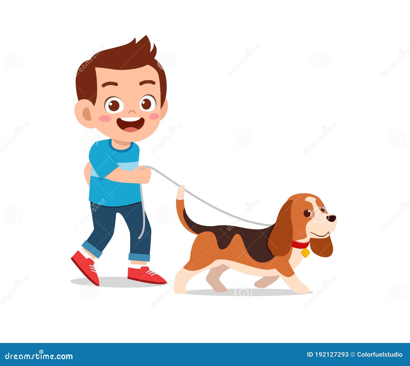 https://thumbs.dreamstime.com/z/happy-cute-little-kid-boy-girl-play-pet-dog-192127293.jpg