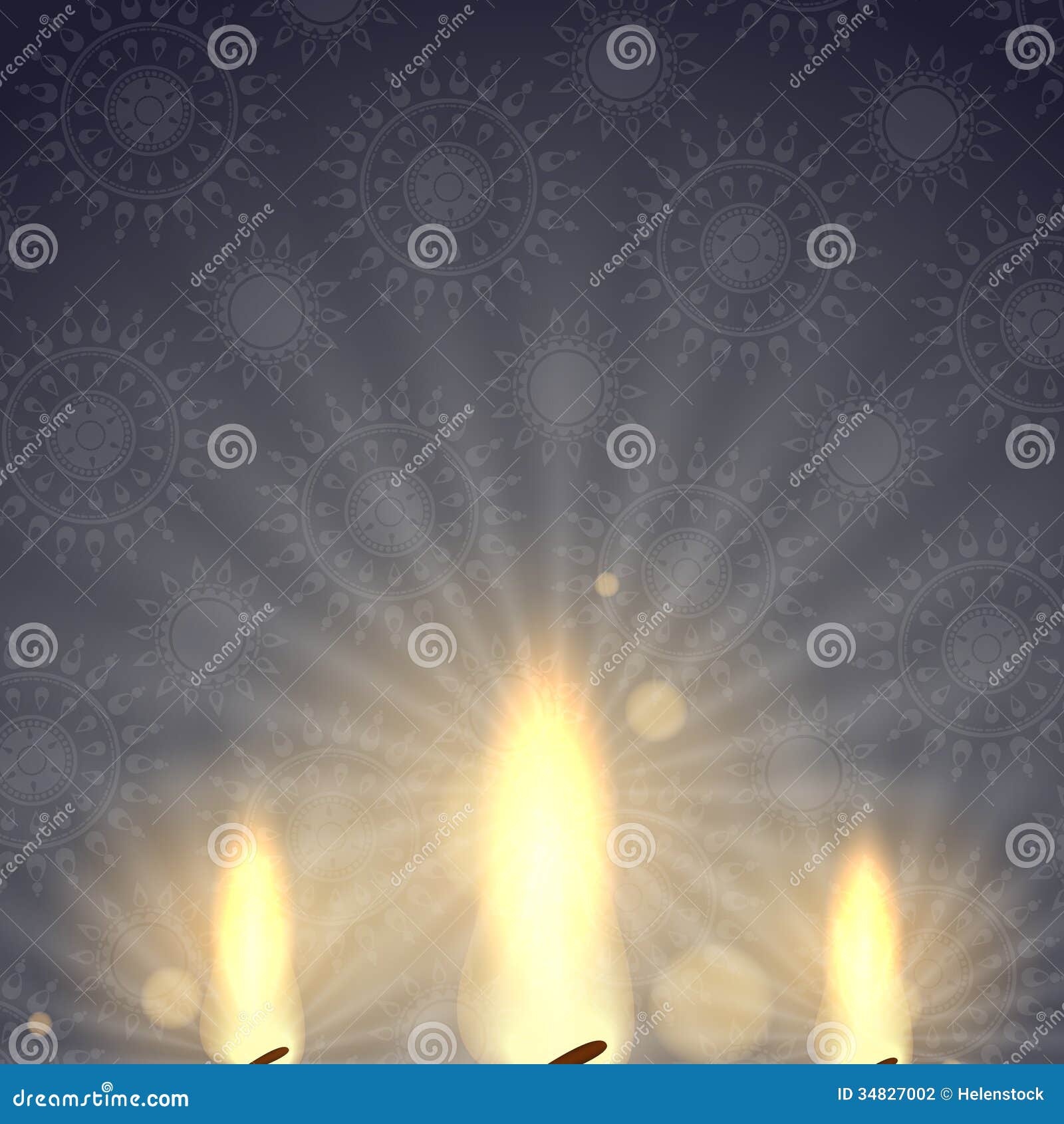 Happy Diwali Background. stock vector. Illustration of diya - 34827002