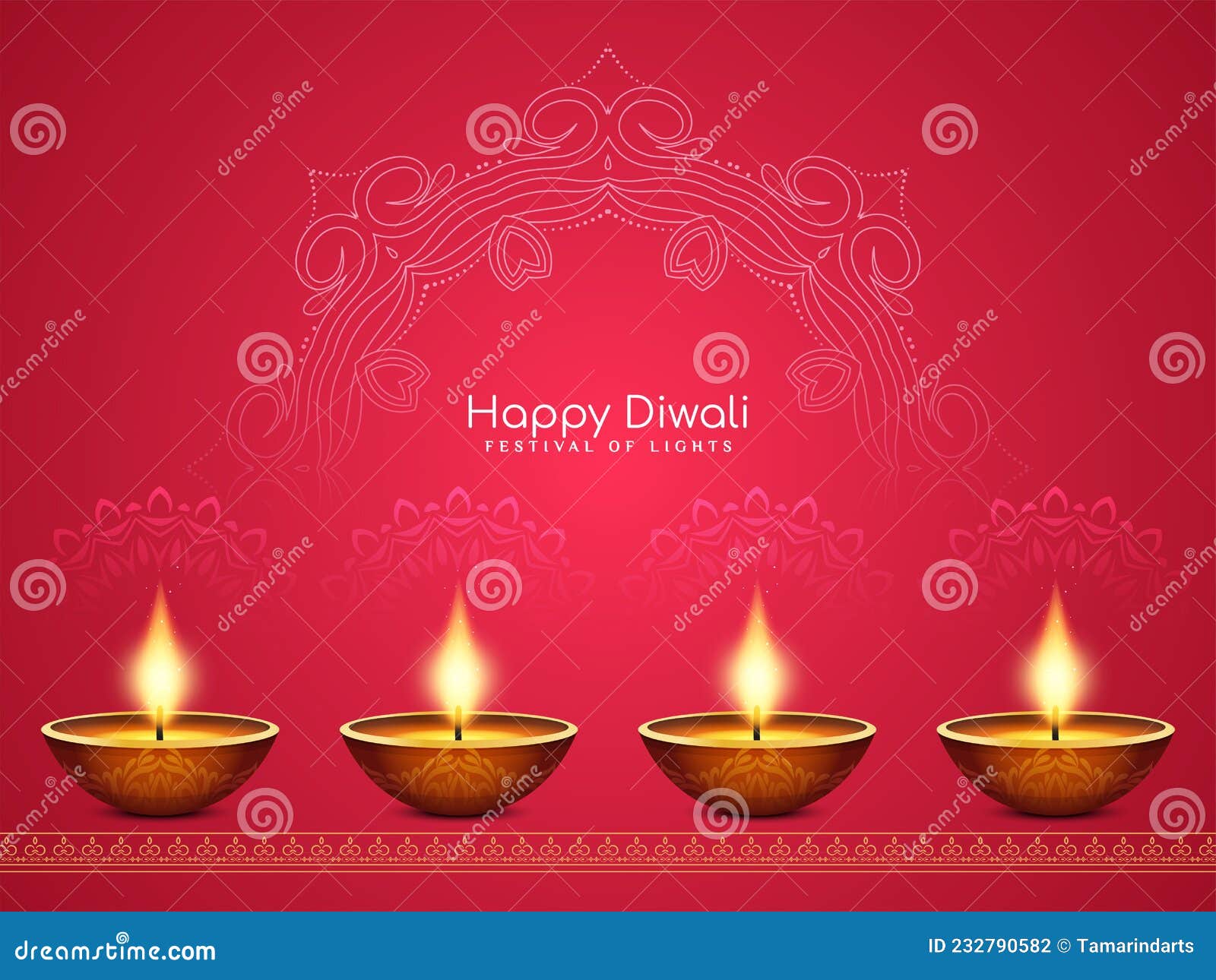 Happy Diwali Festival Beautiful Religious Background Design Stock Vector -  Illustration of hinduism, glow: 232790582