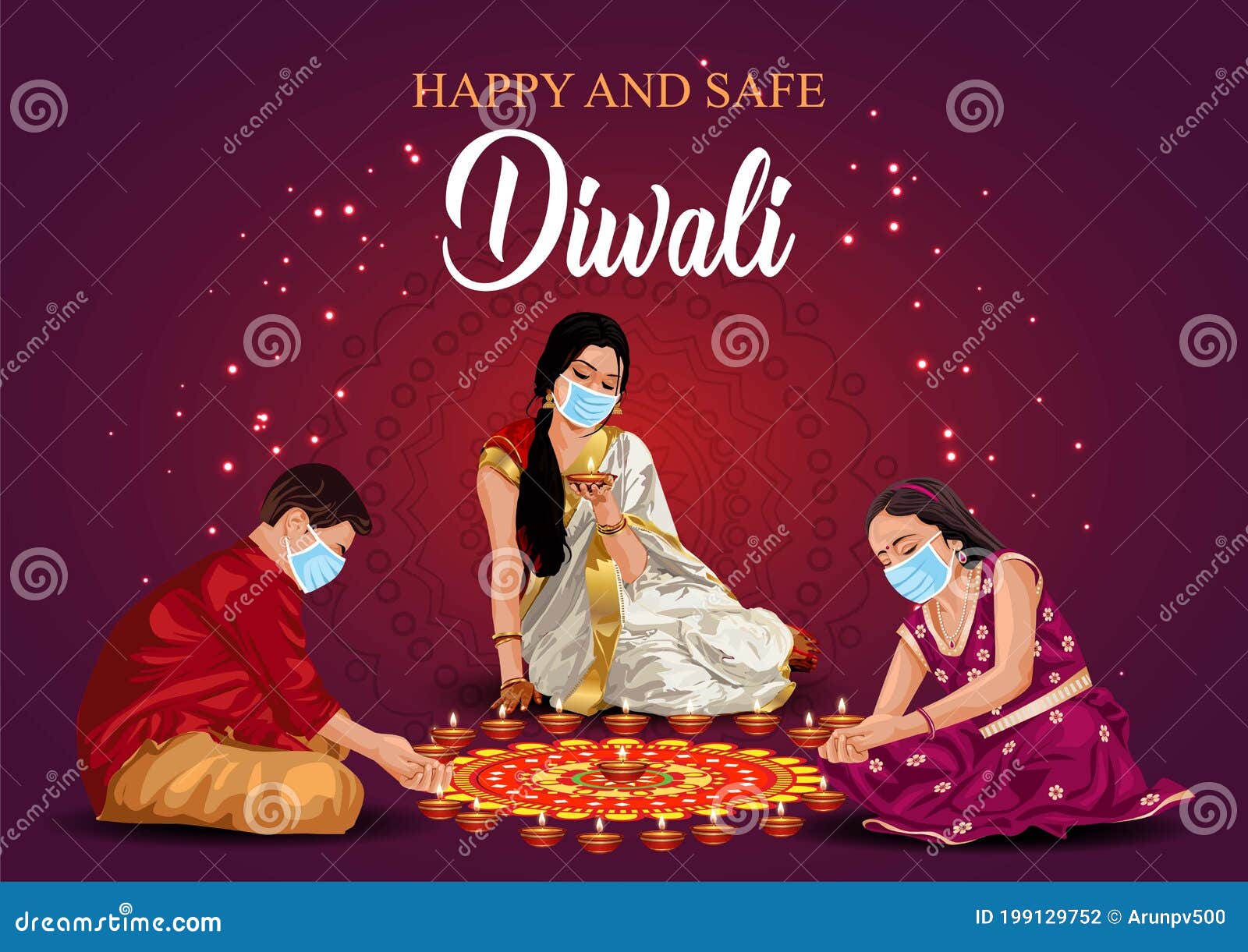 Diwali Family Stock Illustrations – 966 Diwali Family Stock Illustrations,  Vectors & Clipart - Dreamstime