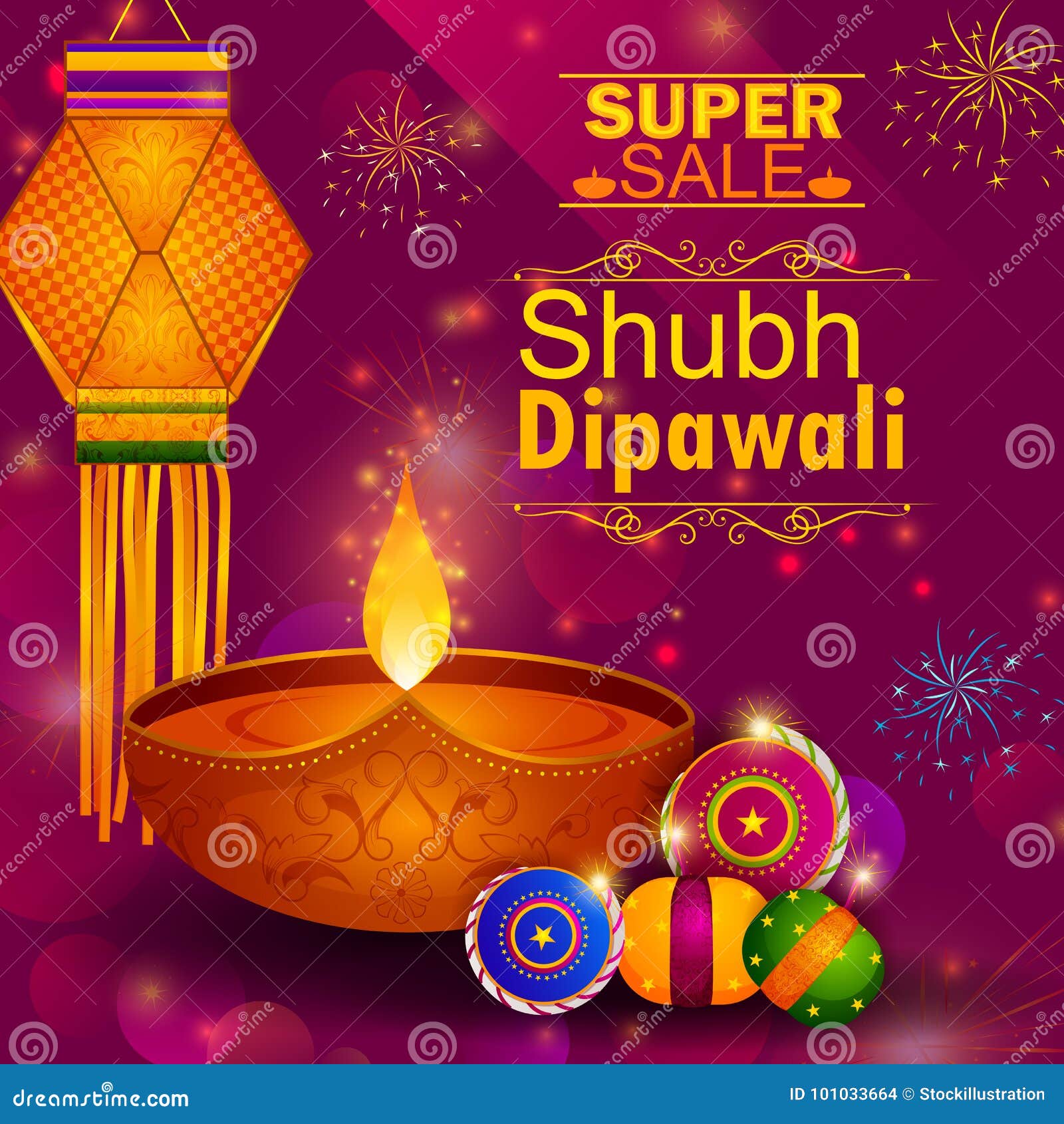 Happy Diwali Light Festival of India Greeting Advertisement Sale Banner  Background Stock Vector - Illustration of discount, ceremony: 101033664