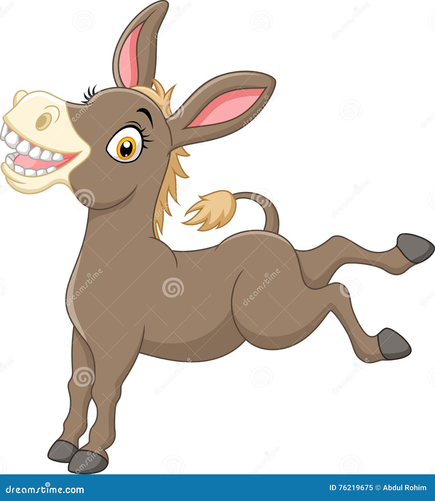 Cartoon Mule Clipart Donkeys