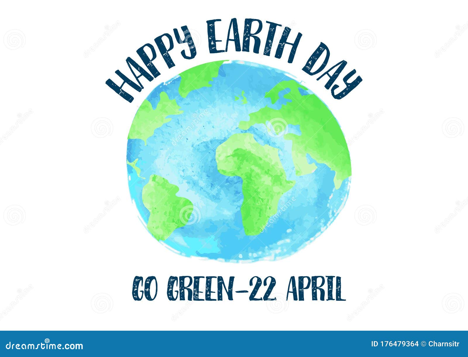 The Earth is surrounded by flowers, Happy Earth Day. Vector