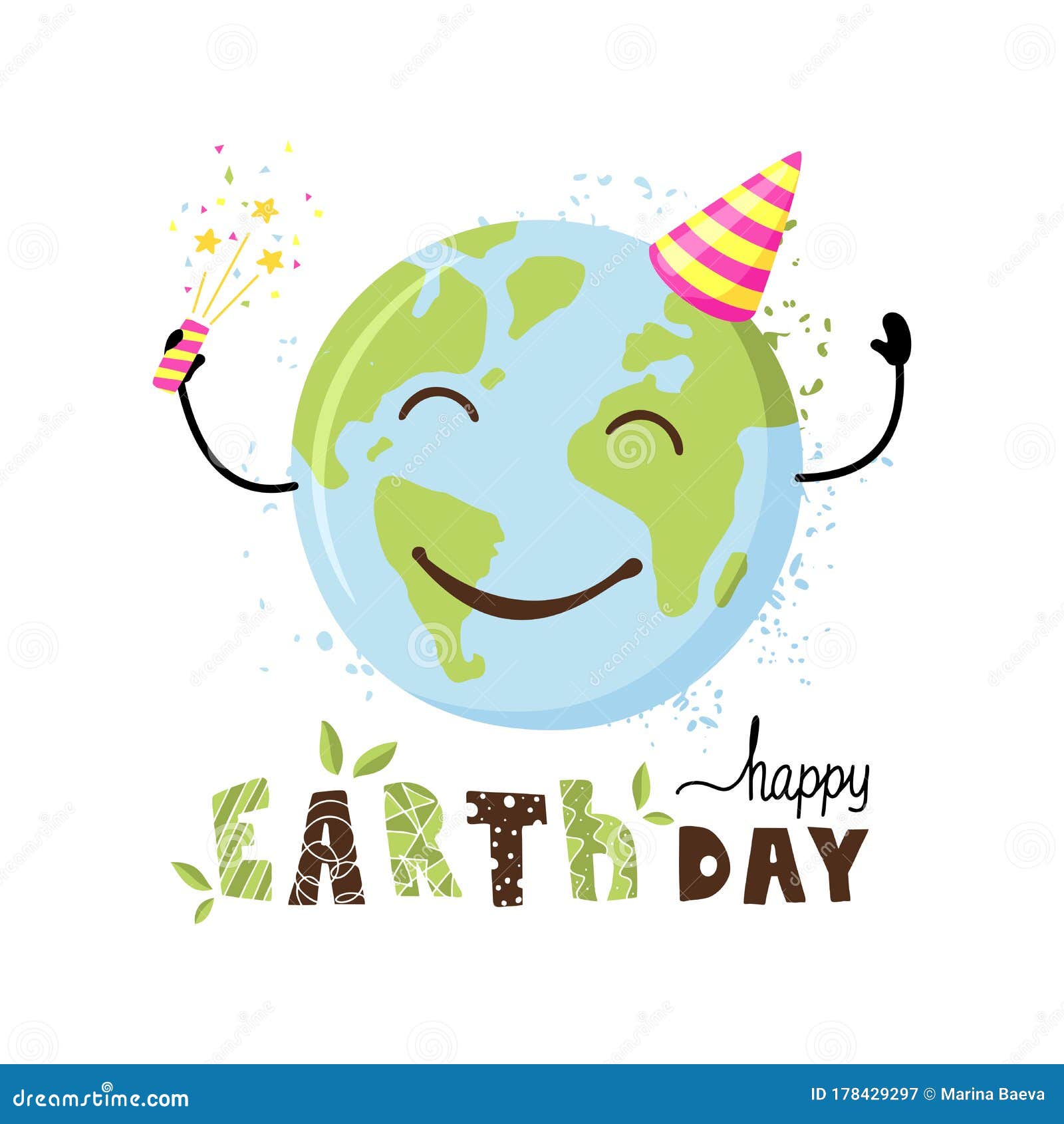 Какой праздник 22 апреля 2024. С днём рождения планеты. Планета праздника. Планета с днем рождения моя родня. Happy Earth Day Baby.