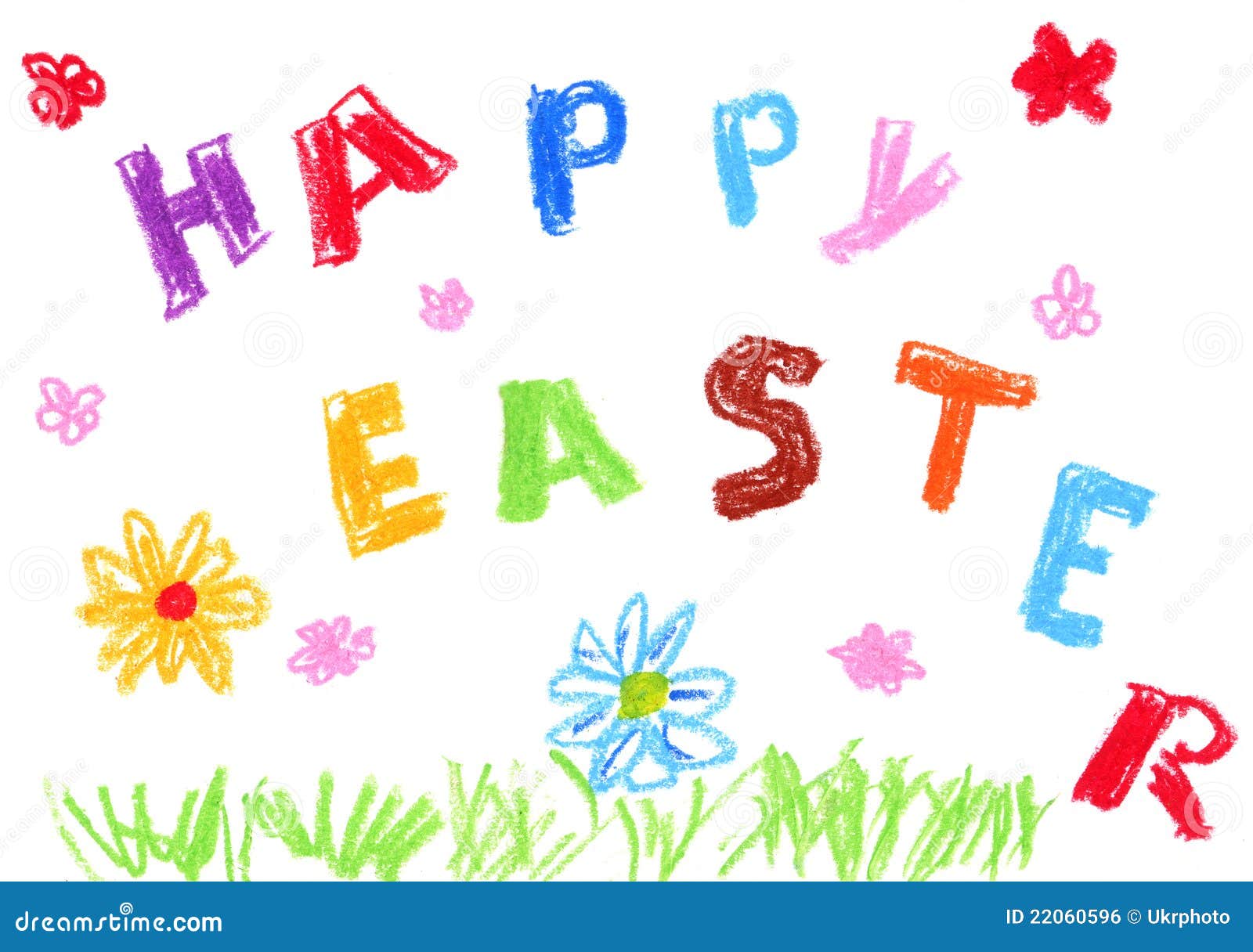Happy Easter stock illustration. Illustration of green 22060596