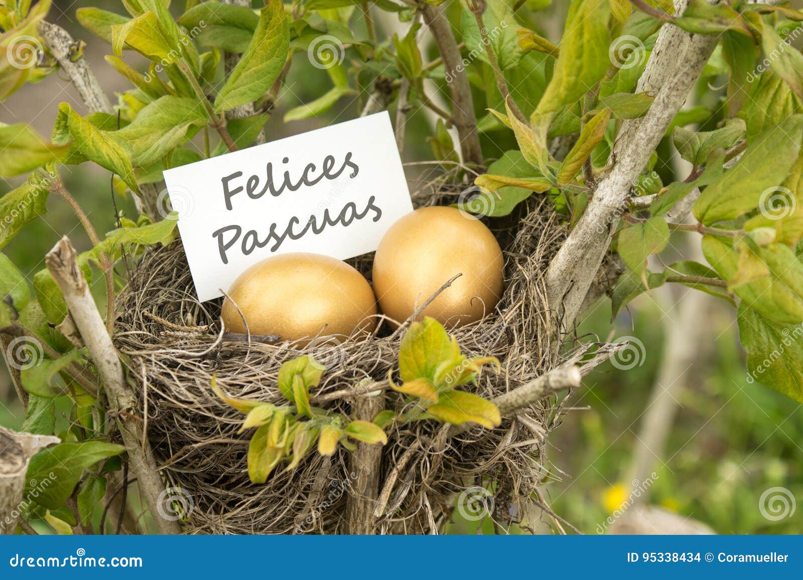 Happy Easter stock photo. Image of tree, spanisch, easter 95338434