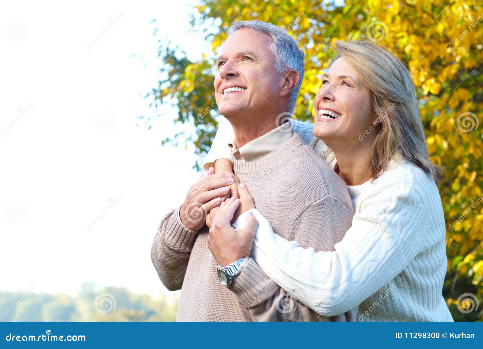 happy elderly couple