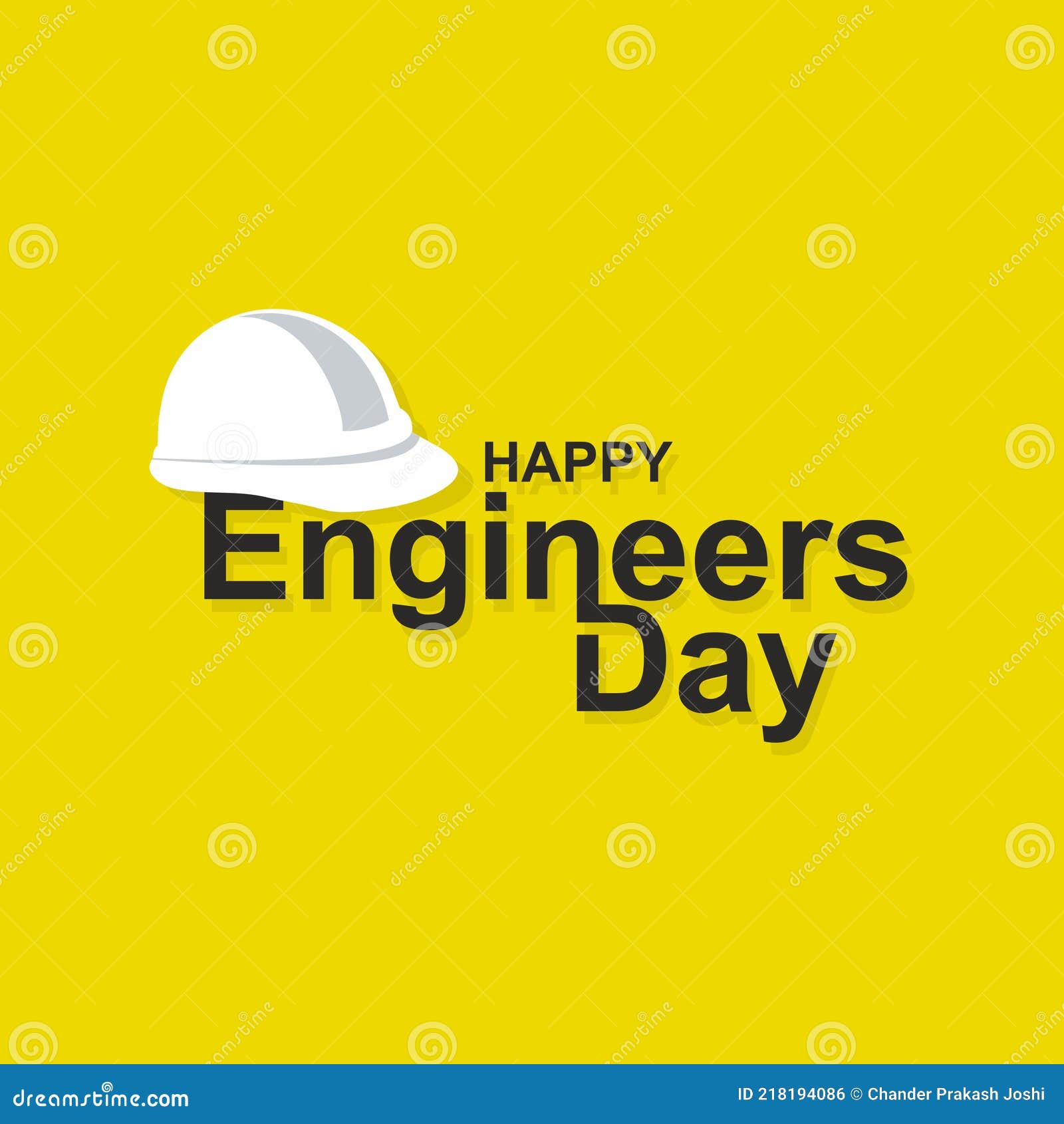 Happy Engineers Day - Banner - Calligraphy Stock Vector - Illustration of  plastic, industrial: 218194086