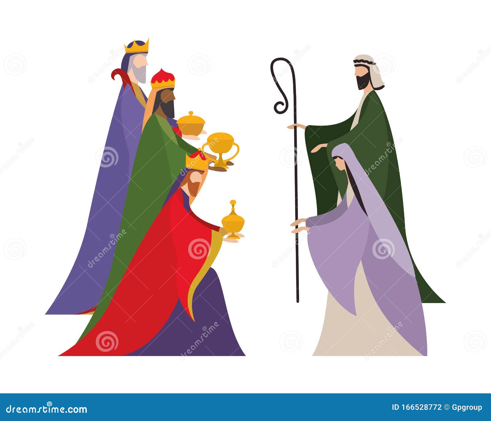 three wise men of happy epiphany day  