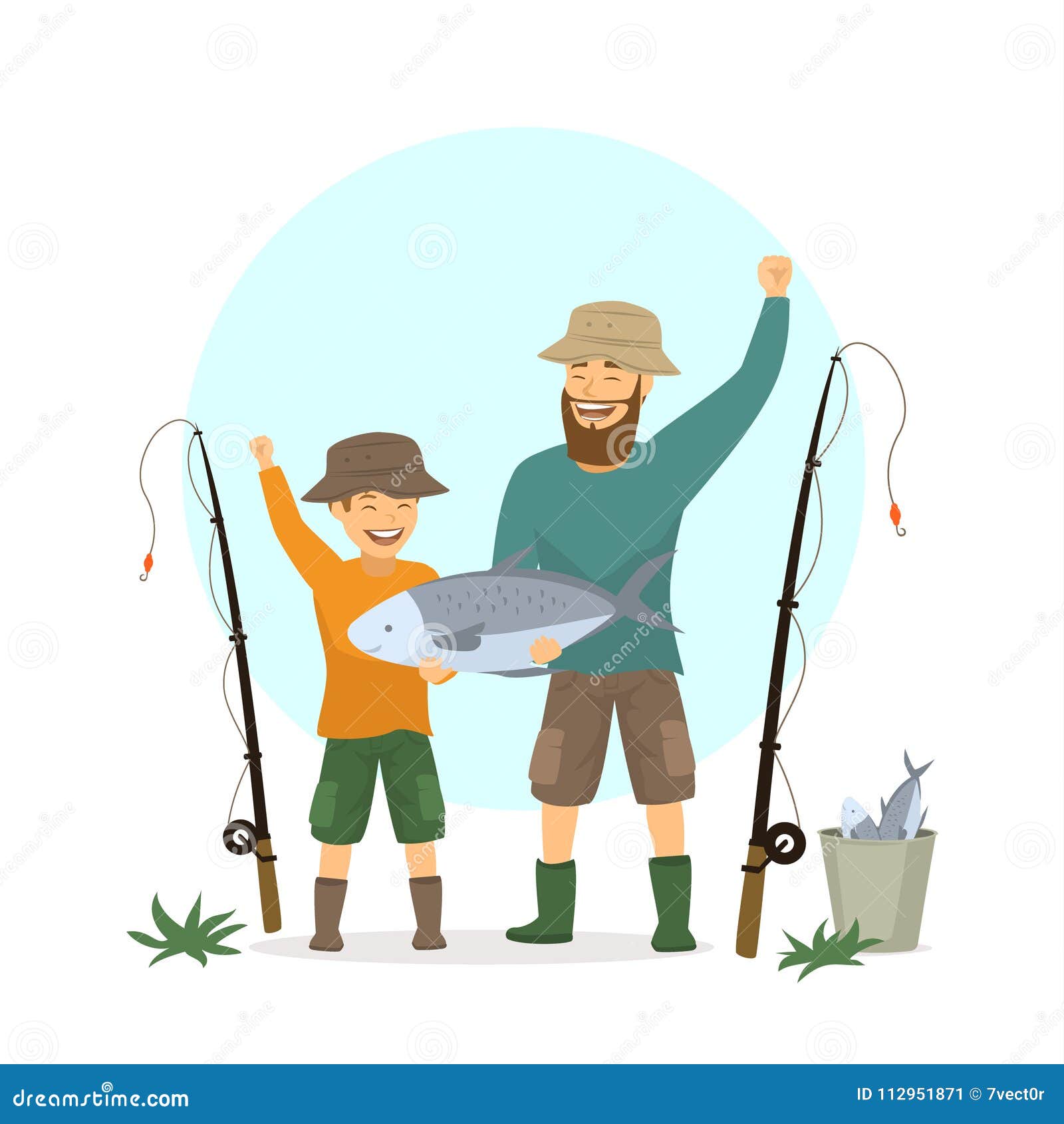 Featured image of post Father And Son Fishing Cartoon - Check out our father son fishing selection for the very best in unique or custom, handmade pieces from our shops.