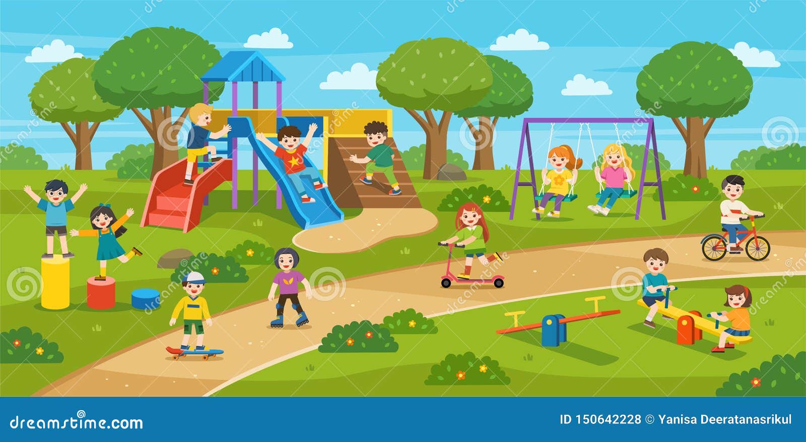outside playground for toddlers