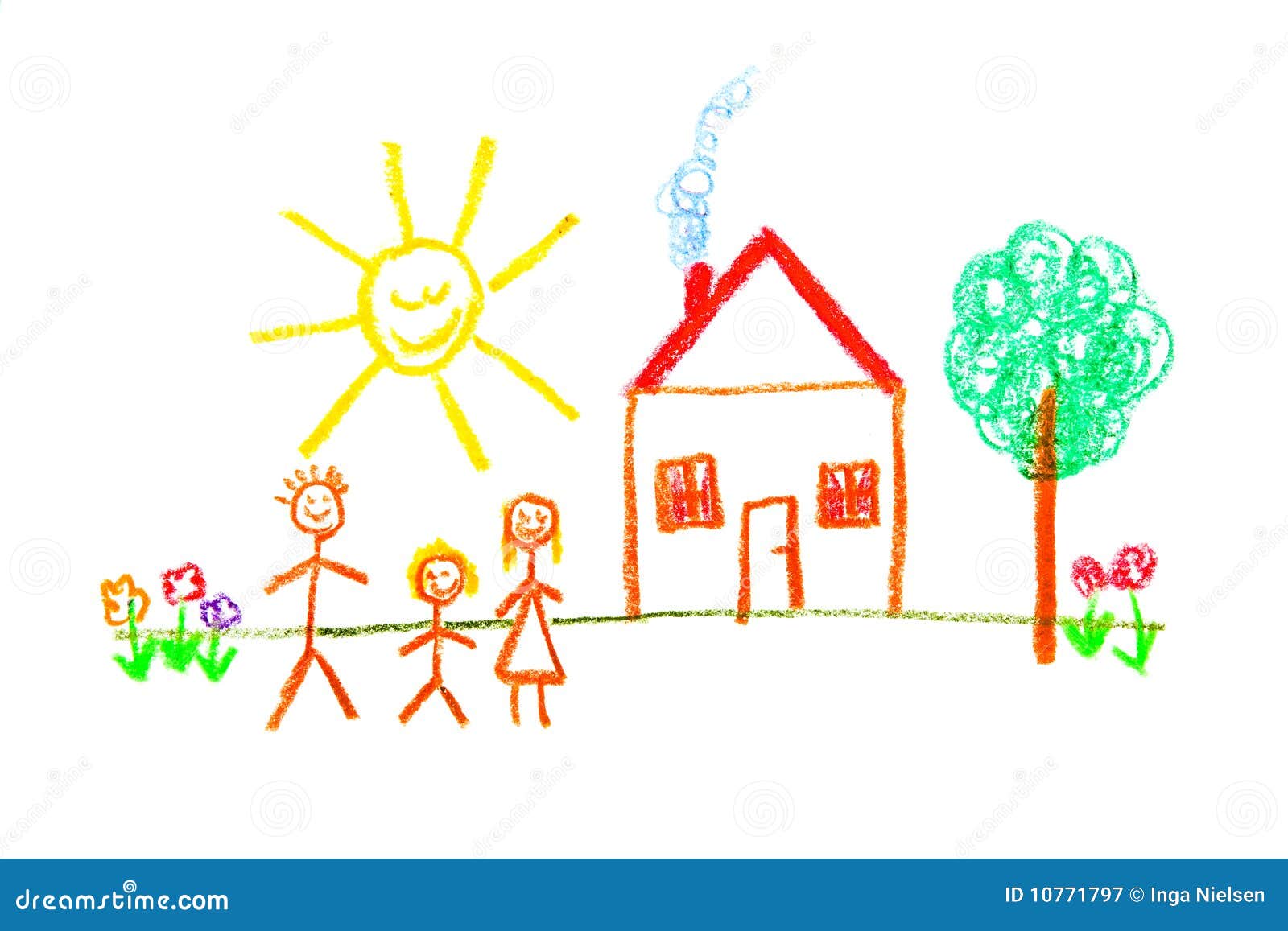 A Mother And A Kid Cartoon Drawing A Mother And A Kid Cartoon Drawing