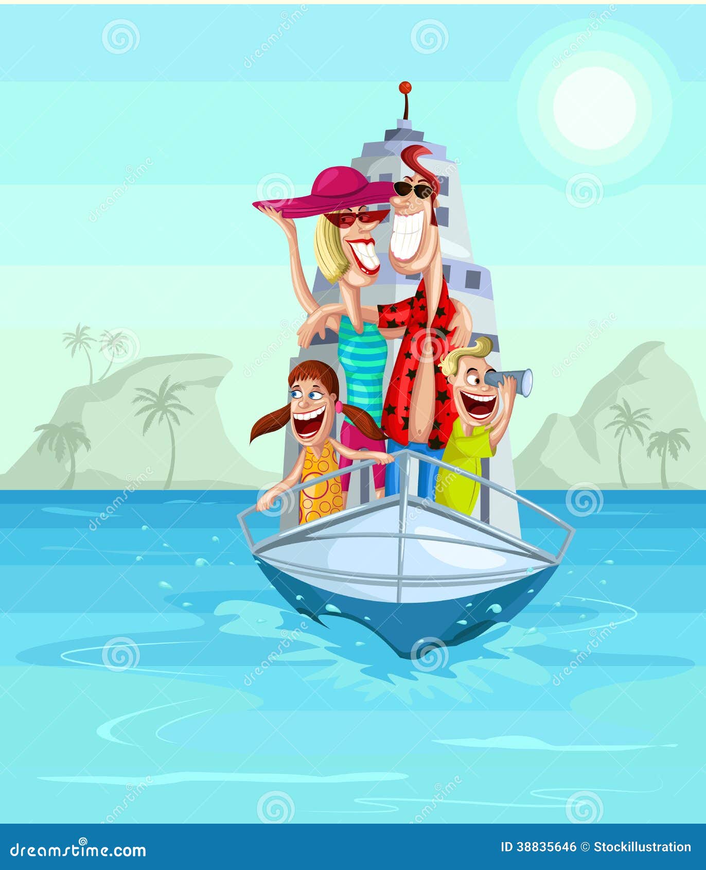 family cruise clipart