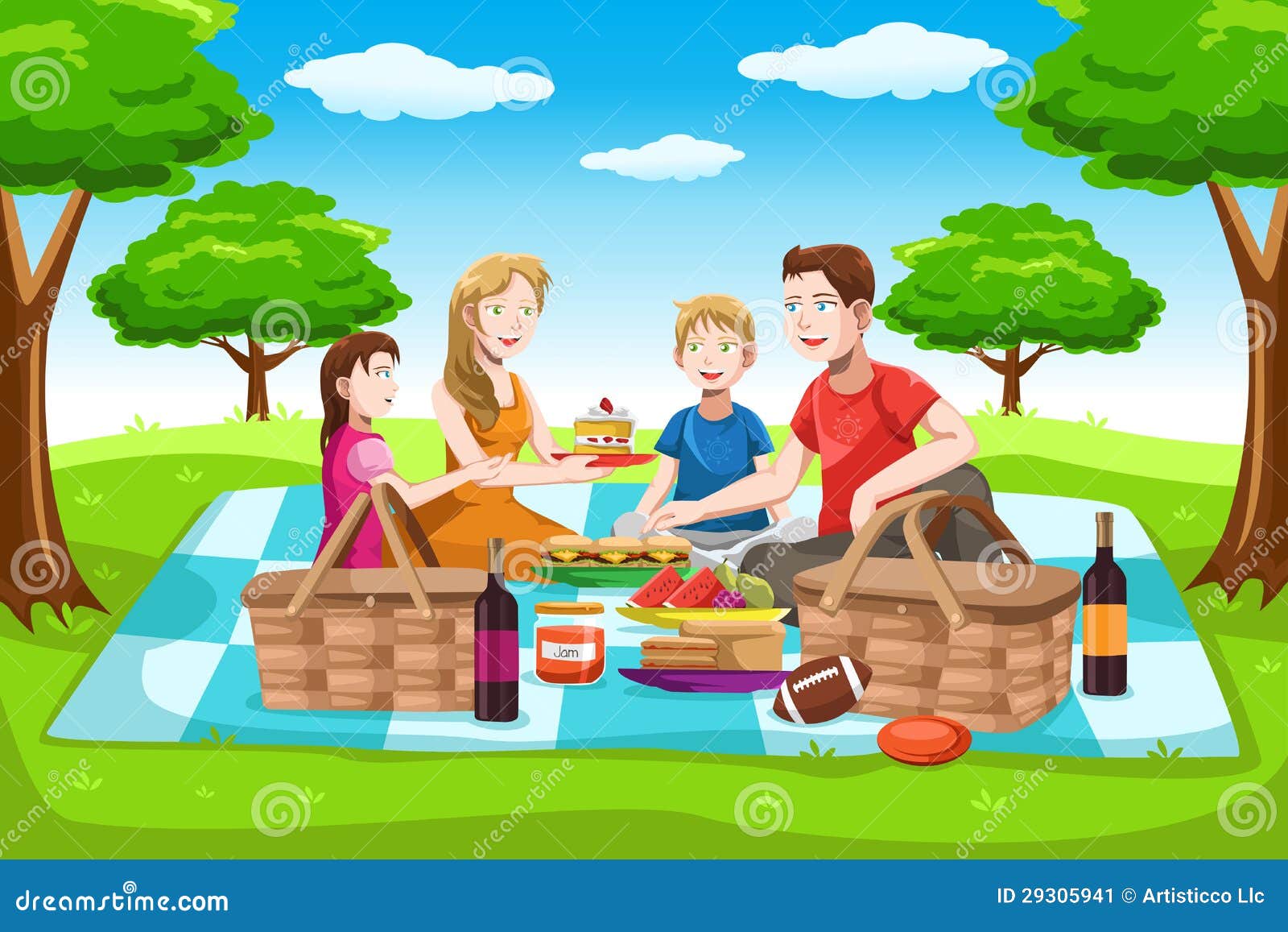 clipart family picnic - photo #21