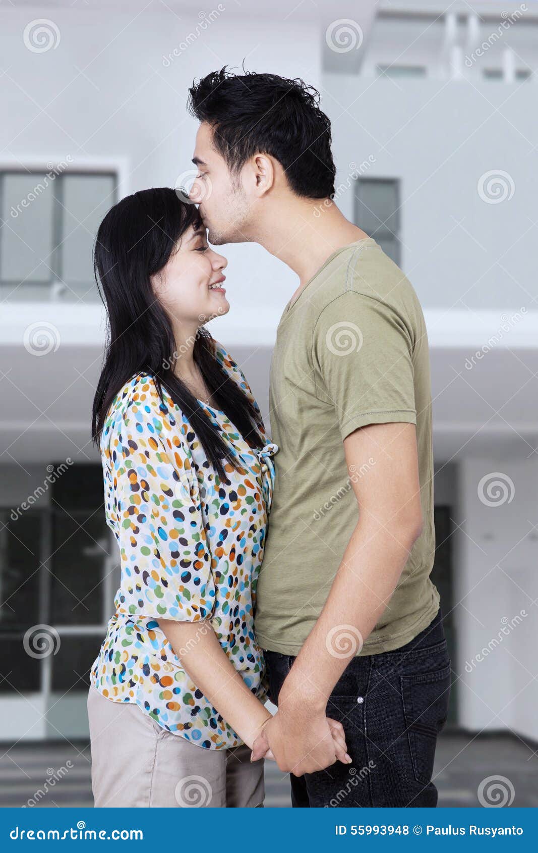 Happy Family Kissing at New Home Stock Photo hq nude picture