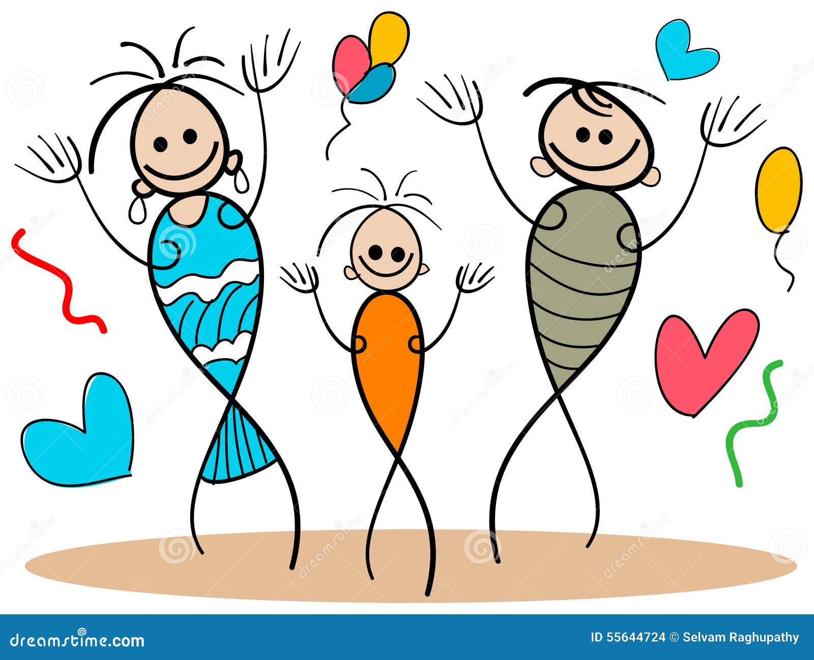 Happy family stock vector. Illustration of male, group - 55644724 Happy family stock vector. Illustration of male, group - 55644724