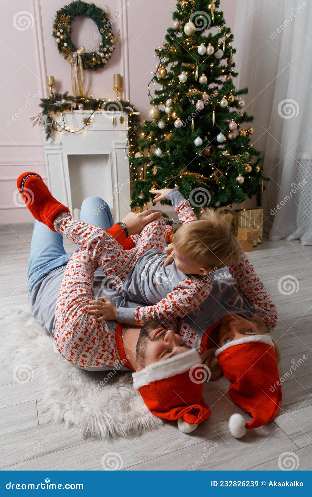 Christmas fun on the floor