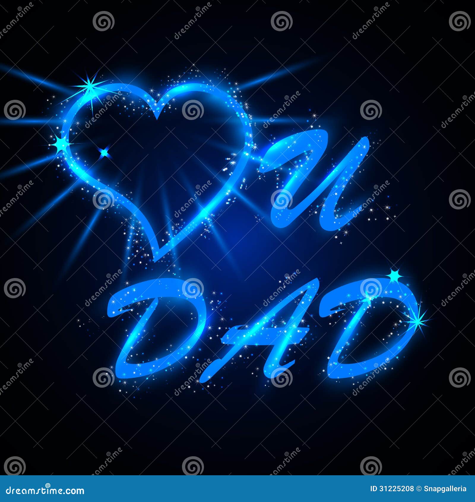 Happy Father S Day Stock Vector Illustration Of Togetherness