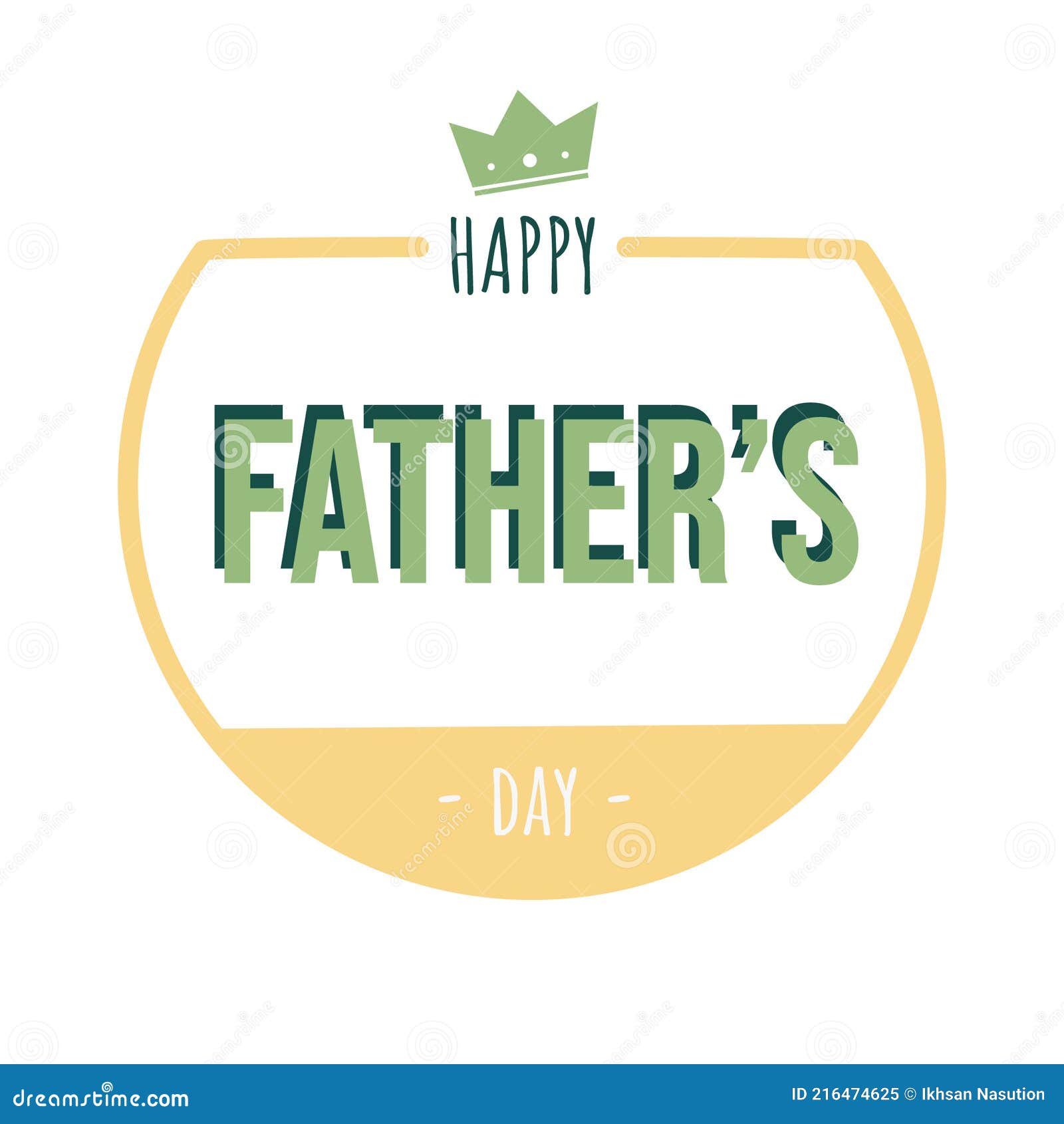 happy father`s day  lettering background. dad my king 